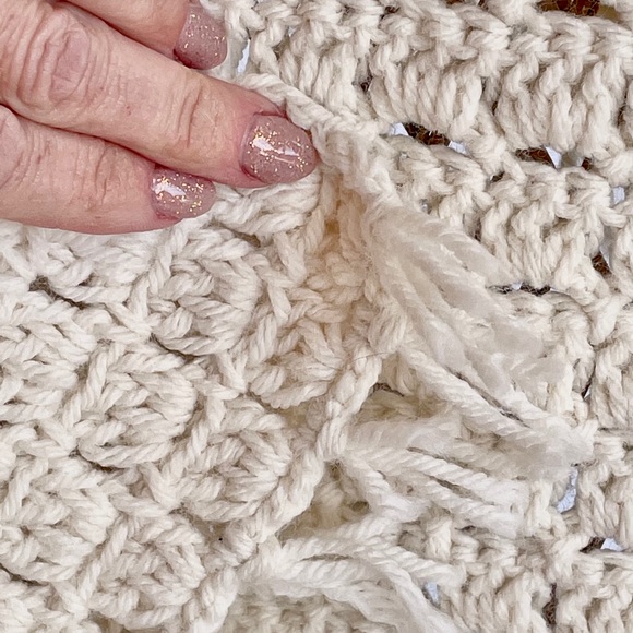 Handmade w/love 🌻Crochet Soft Boho blanket… - Picture 4 of 6